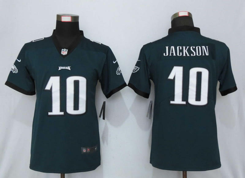 Women Nike Philadelphia Eagles 10 Jackson Green Vapor Untouchable Limited Jersey,We sell and wholesale Women Nike Philadelphia Eagles 10 Jackson Green Vapor Untouchable Limited Jersey on line form chian!